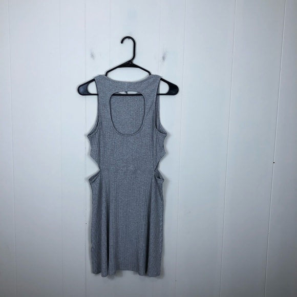 NWT Garage Sleeveless Ribbed Cut Out Dress Sz L - Picture 7 of 9